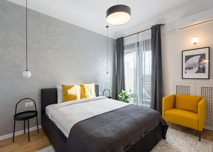 Superb Views 3br Midtown Flat - 3 Balconies * Βουκουρέστι